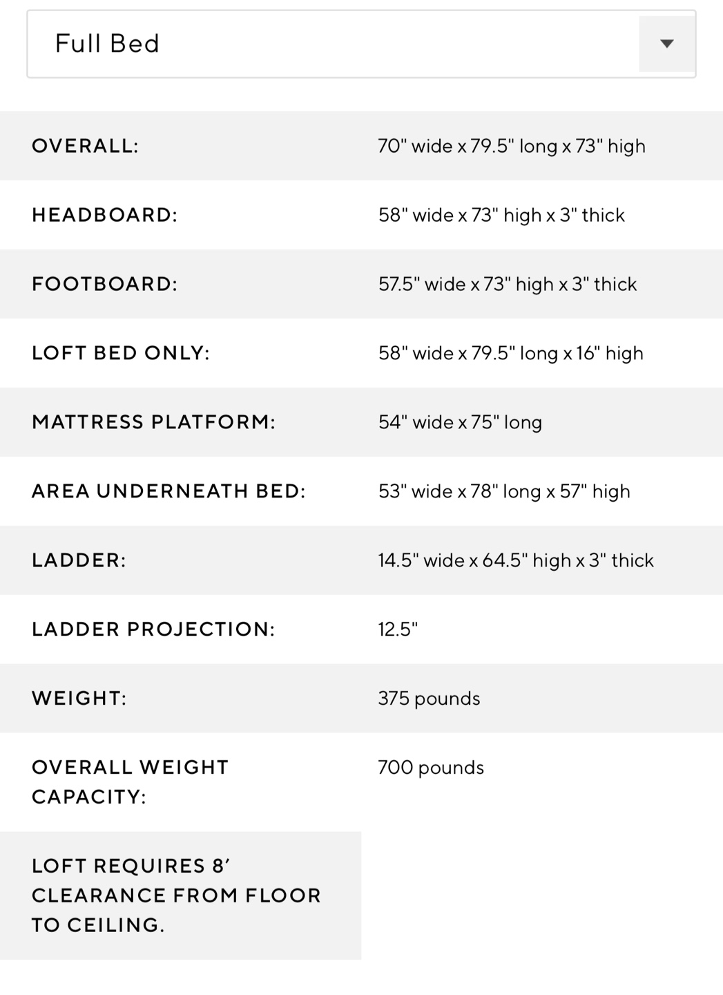 Gray PB Teen Sleep and Study loft bed - photo 2