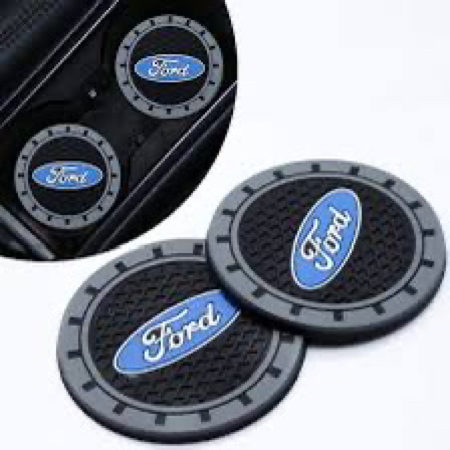 Ford Car Coasters - Set of 2