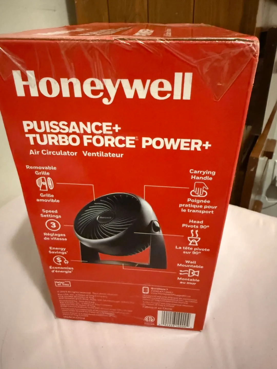 NEW (UNOPENED) Honeywell Turbo Force Power+ Air Circulator Fan image indicator(2)
