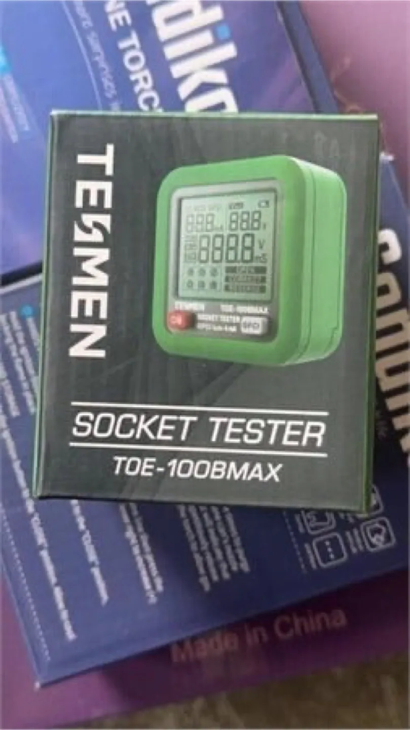 TESMEN TOE-100BMAX Socket Tester - New in Box! thumbnail
