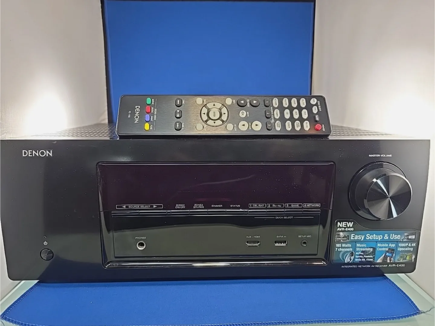 Denon AVR-E400 AV Receiver with Remote thumbnail