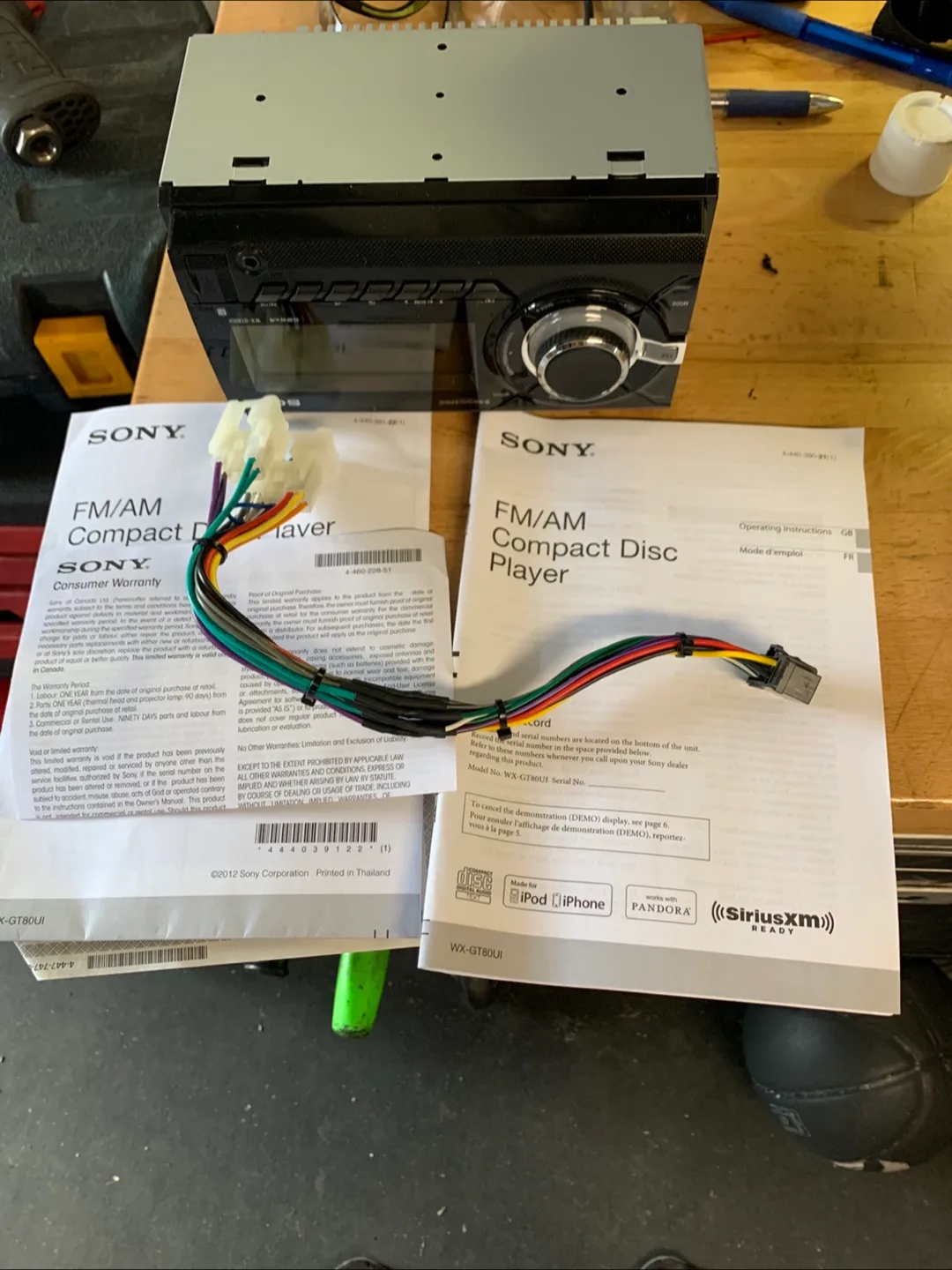 Sony WX-GT80UI FM/AM CD Disc Player image indicator(5)