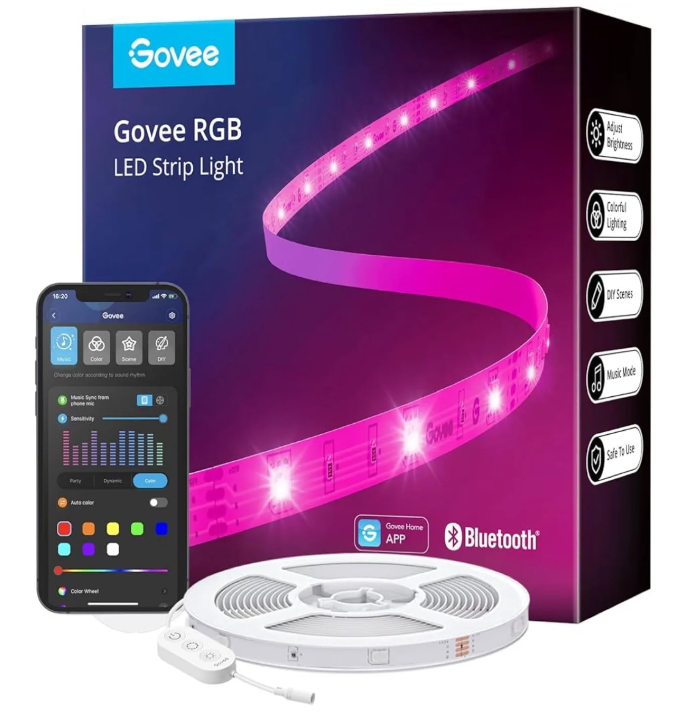 Govee RGB LED Strip Light - App Controlled thumbnail