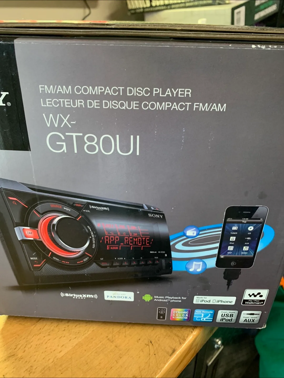 Sony WX-GT80UI FM/AM CD Disc Player image indicator(6)