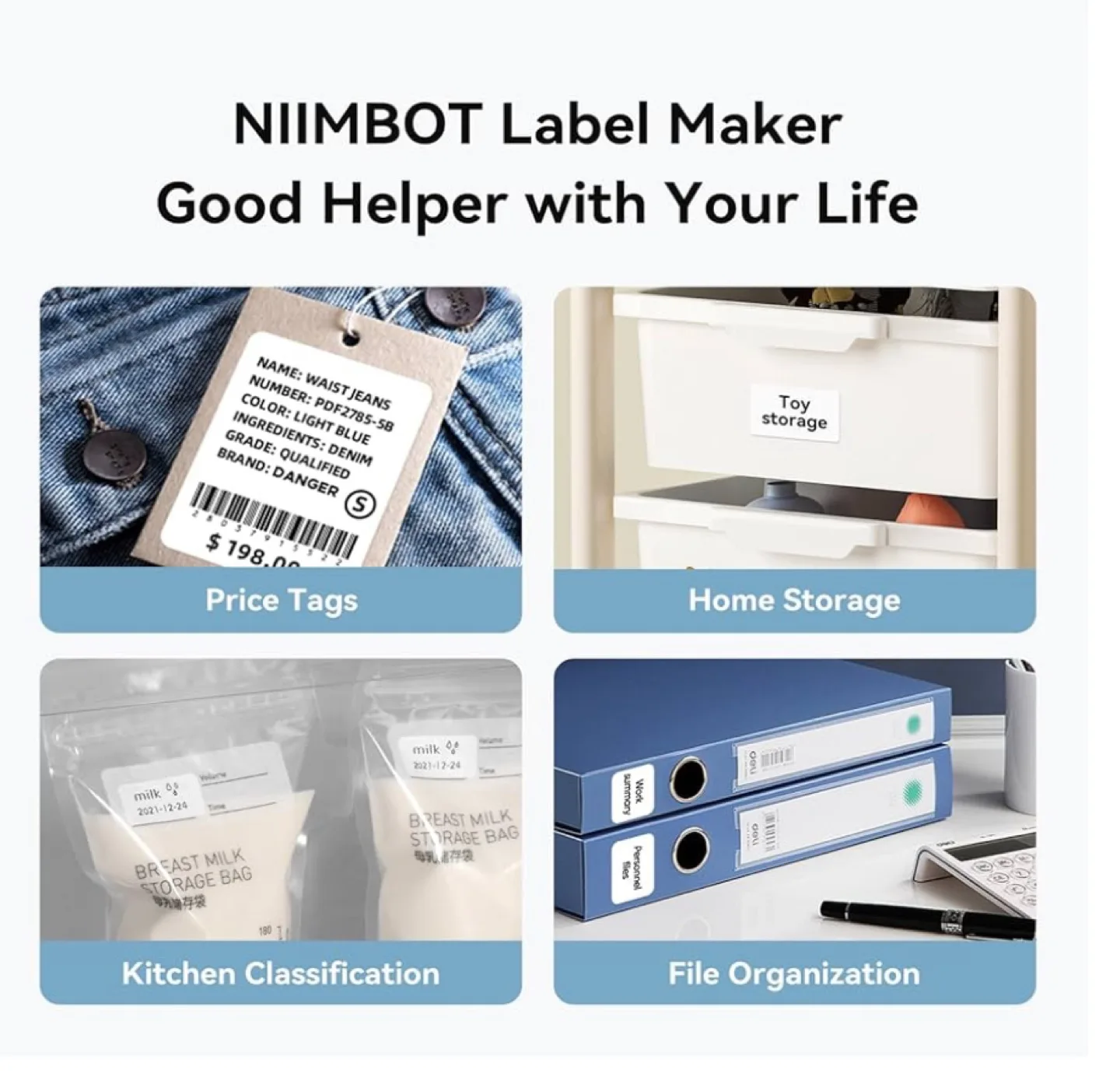 NIIMBOT B1 Label Maker with Tape - Like New! image indicator(4)