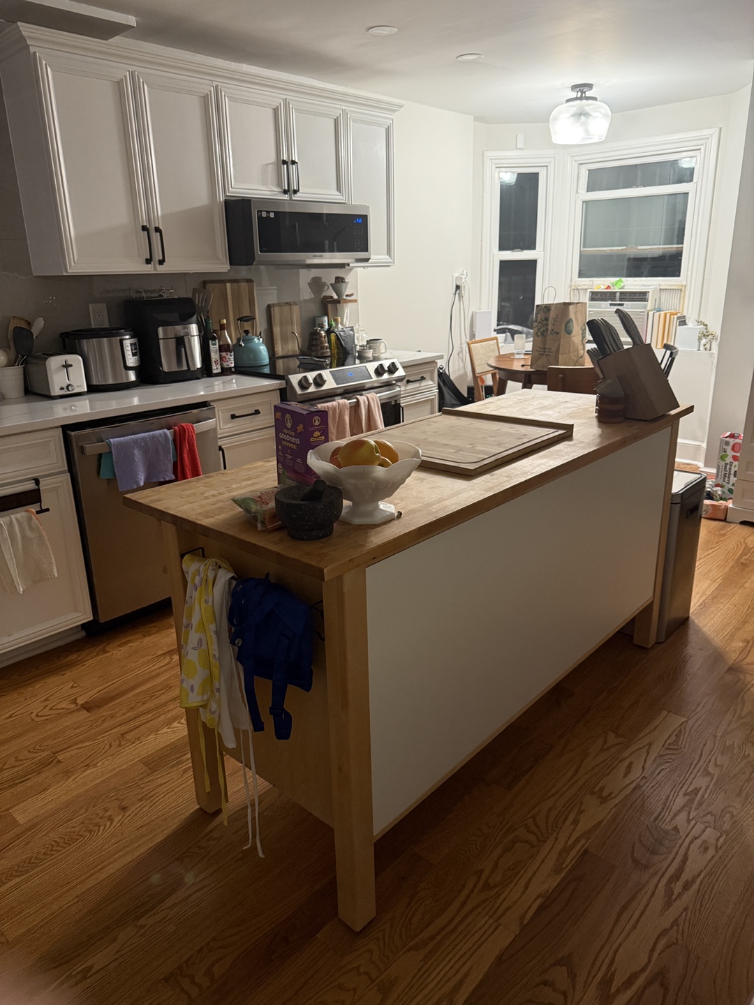Kitchen Island with Wood Top - photo 2