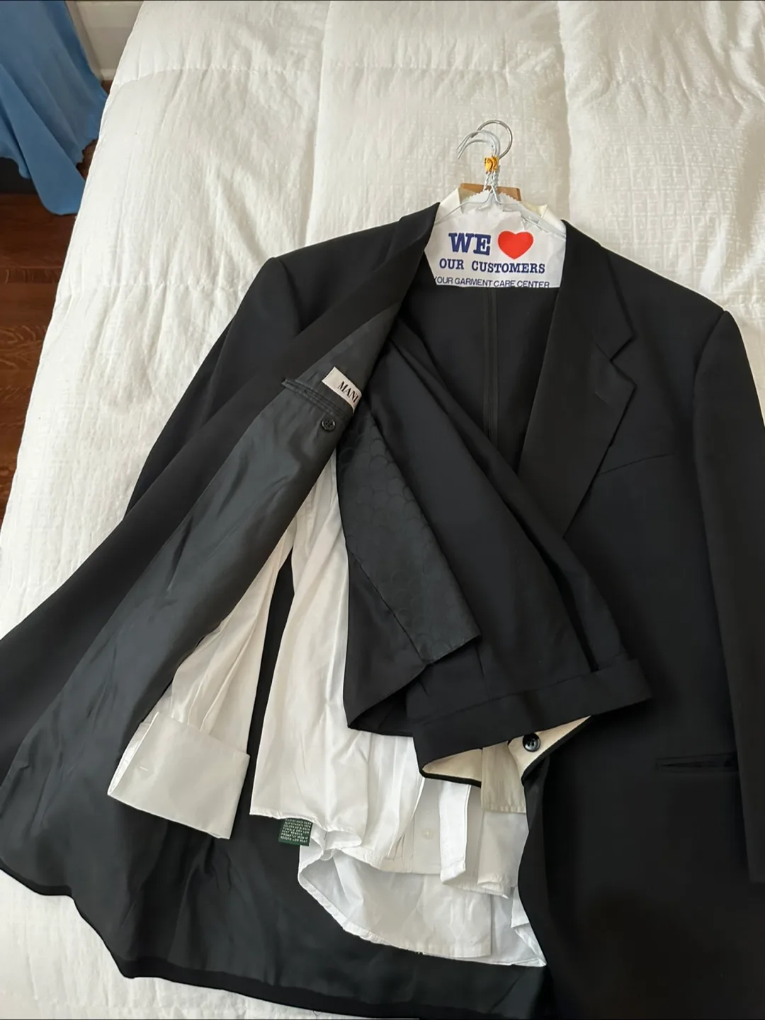 Mani Black Tuxedo Set - Made in Italy thumbnail