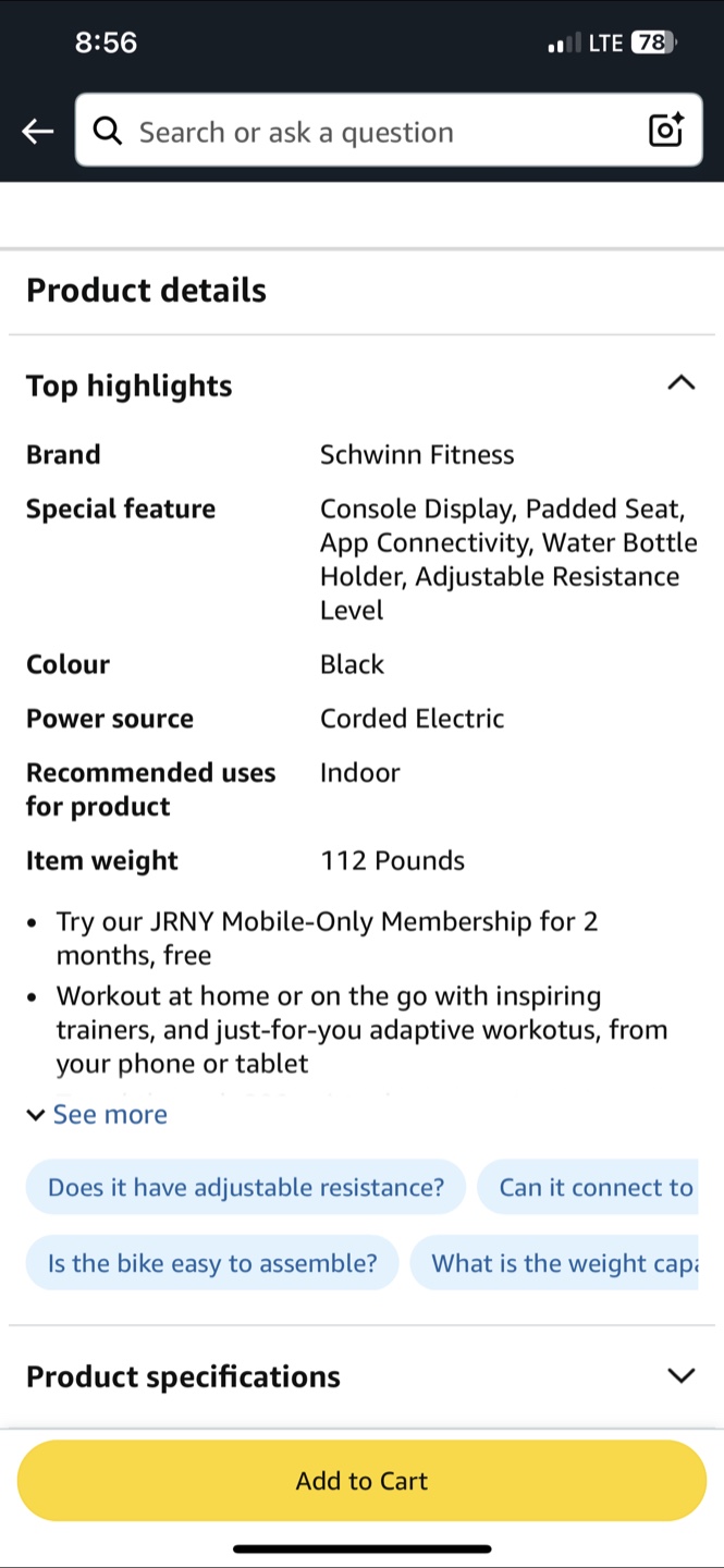 Schwinn Fitness IC4 Bike Siries Brand new!!! - photo 3