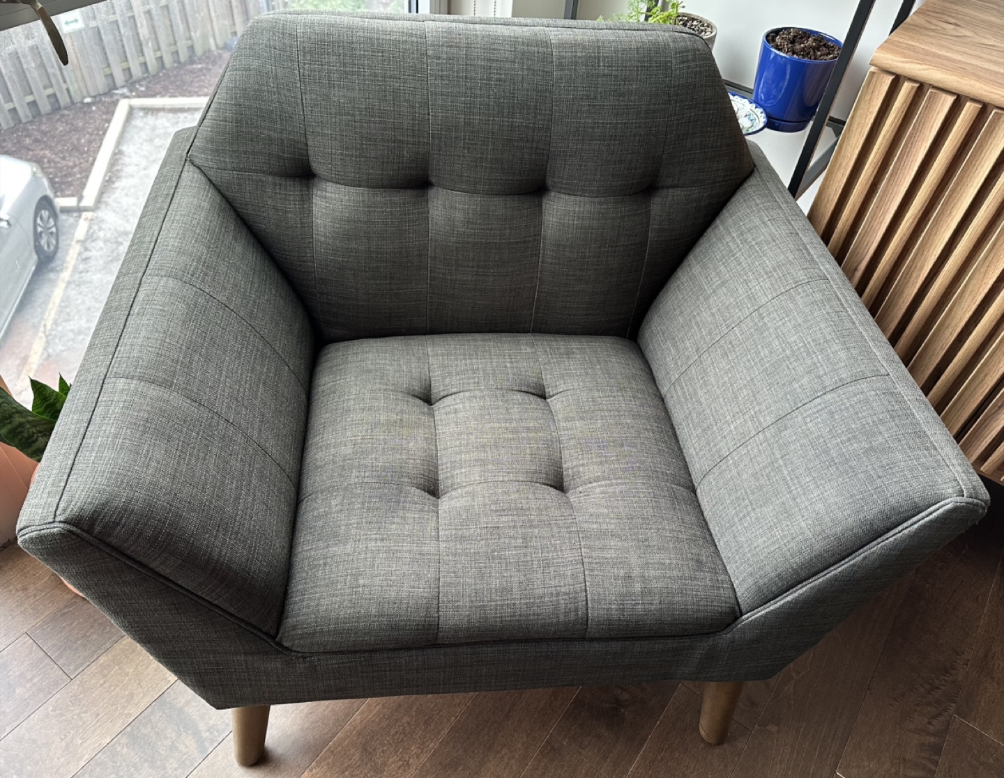 Gray Armchair - Great Condition! - photo 2