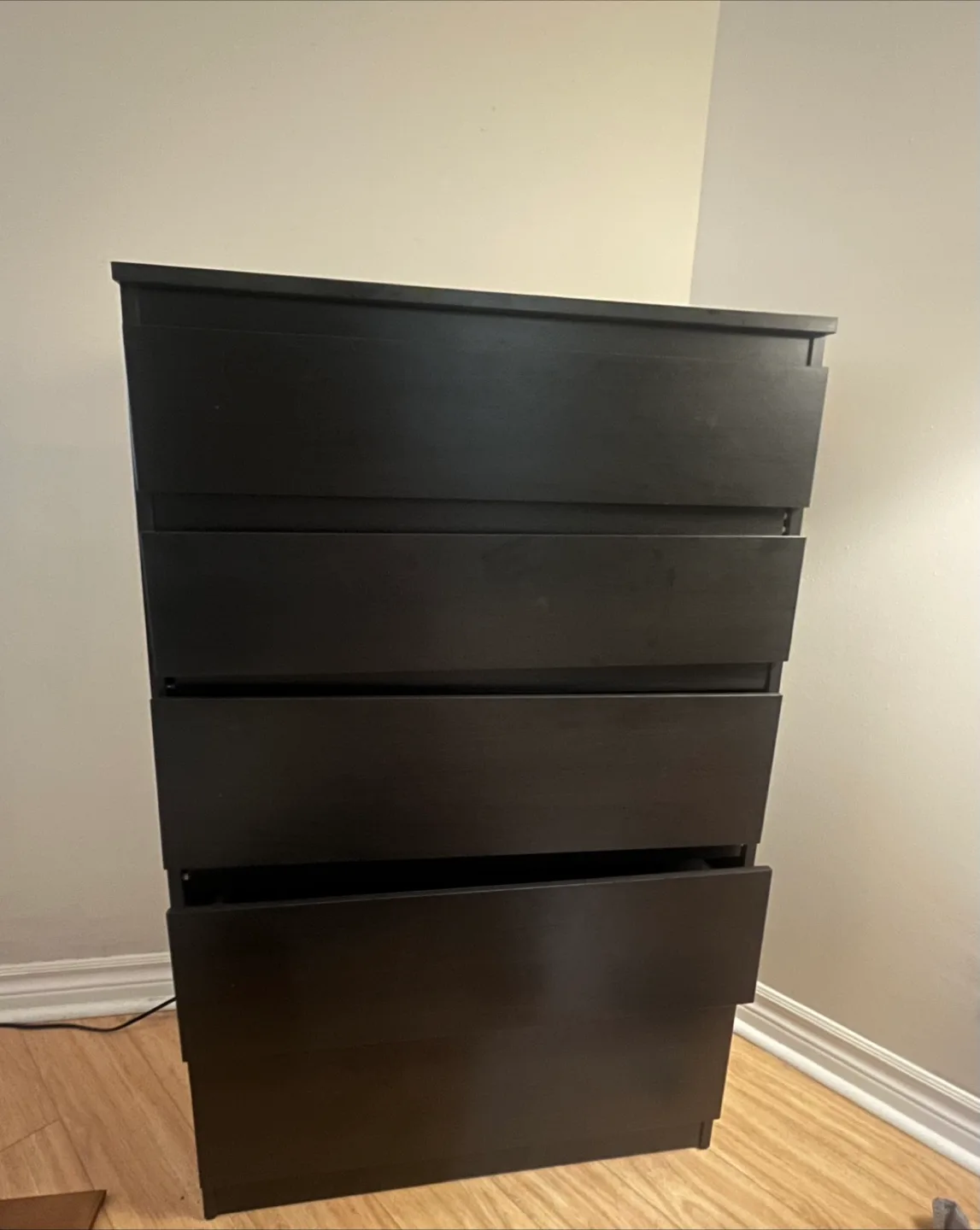 IKEA Black 5-Drawer Chest image indicator(3)