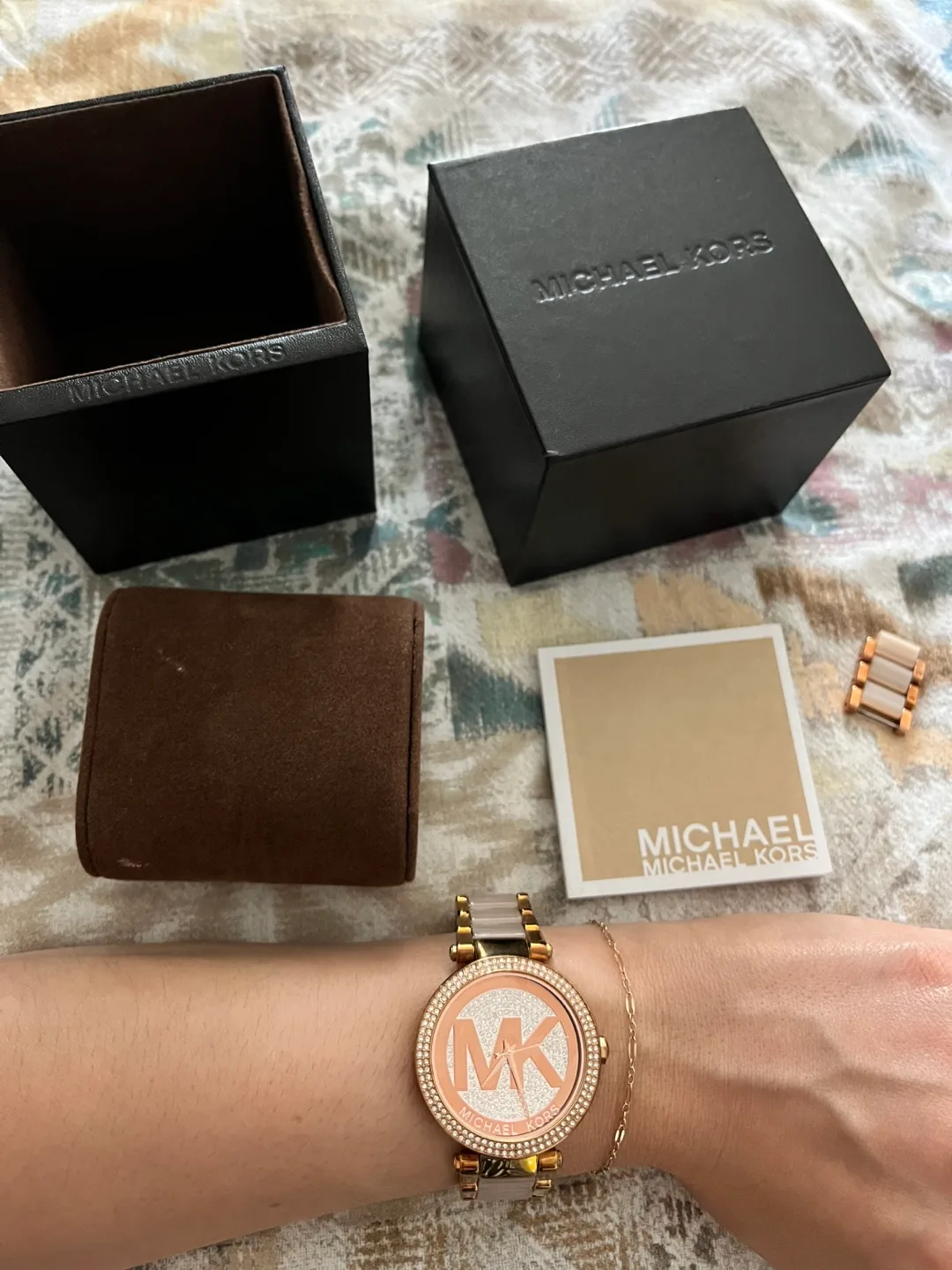 Authentic Rose Gold Michael Kors Watch thumbnail