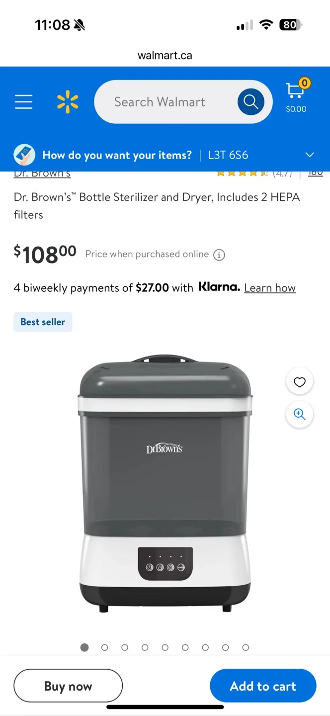 Dr. Brown’s™ Bottle Sterilizer and Dryer - LIKE NEW image indicator(7)