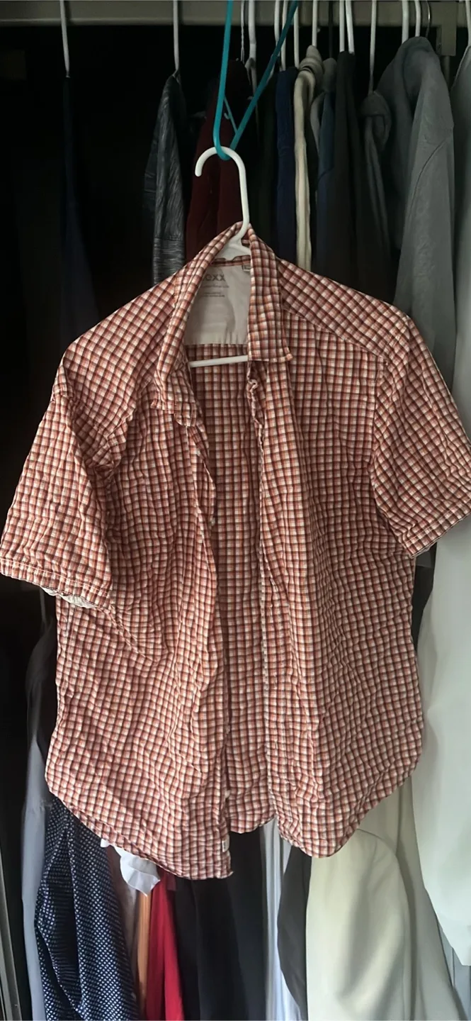 Dexx Plaid Short Sleeve Shirt XL thumbnail