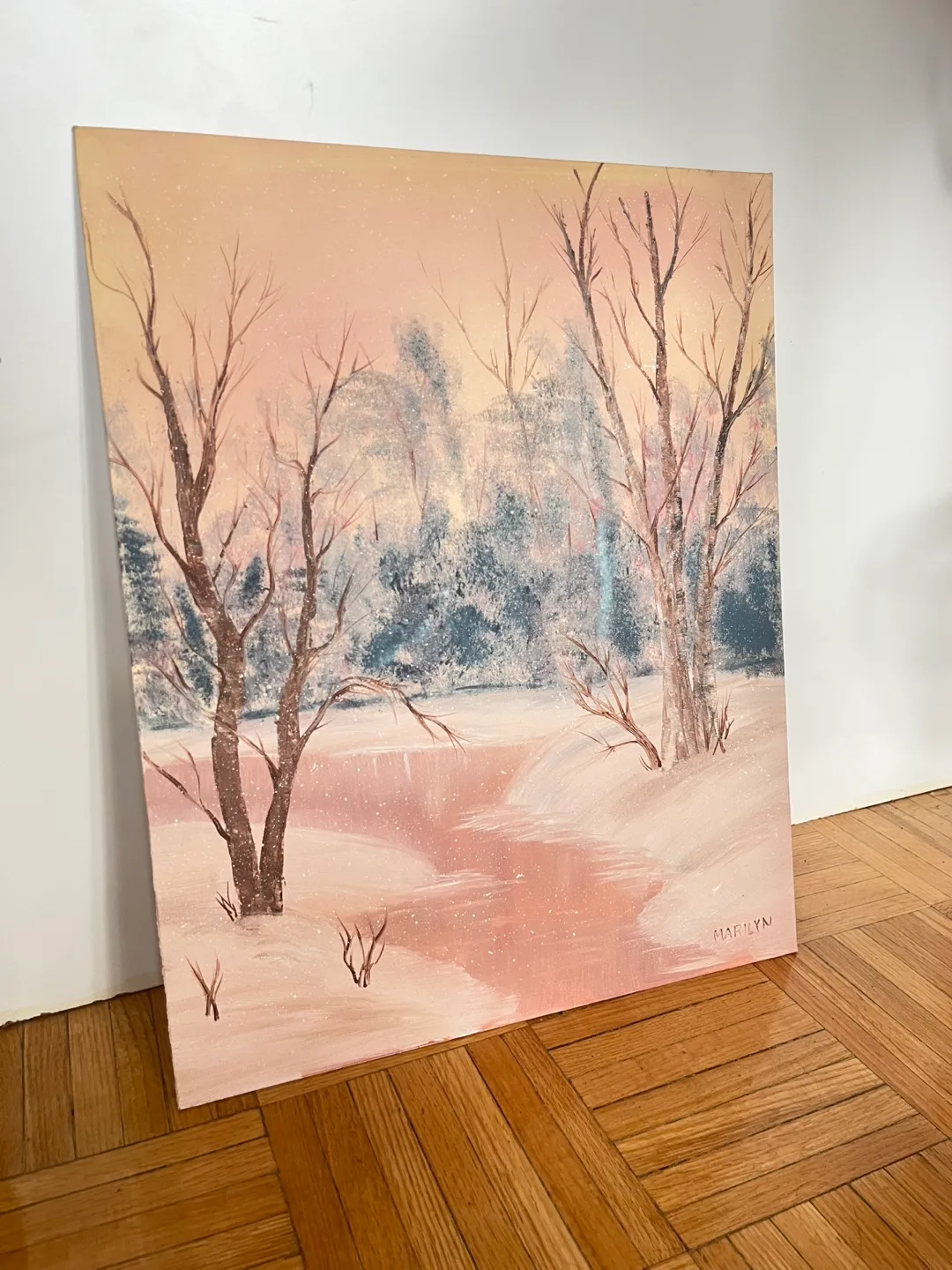 Painting on canvas board thumbnail