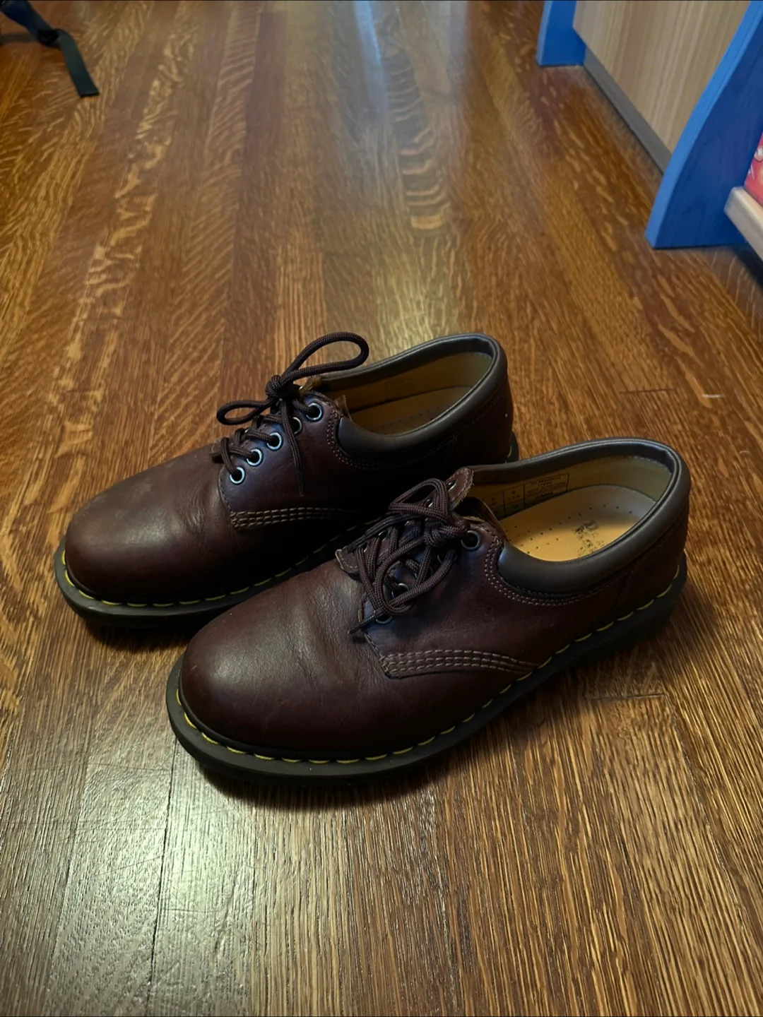 Doc Martens brown leather oxfords - size M9 thumbnail