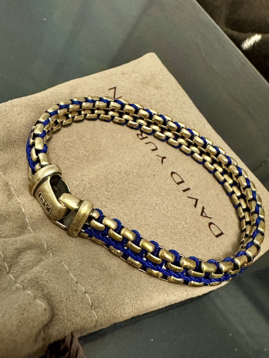 David Yurman Woven Box Chain Bracelet - photo 3
