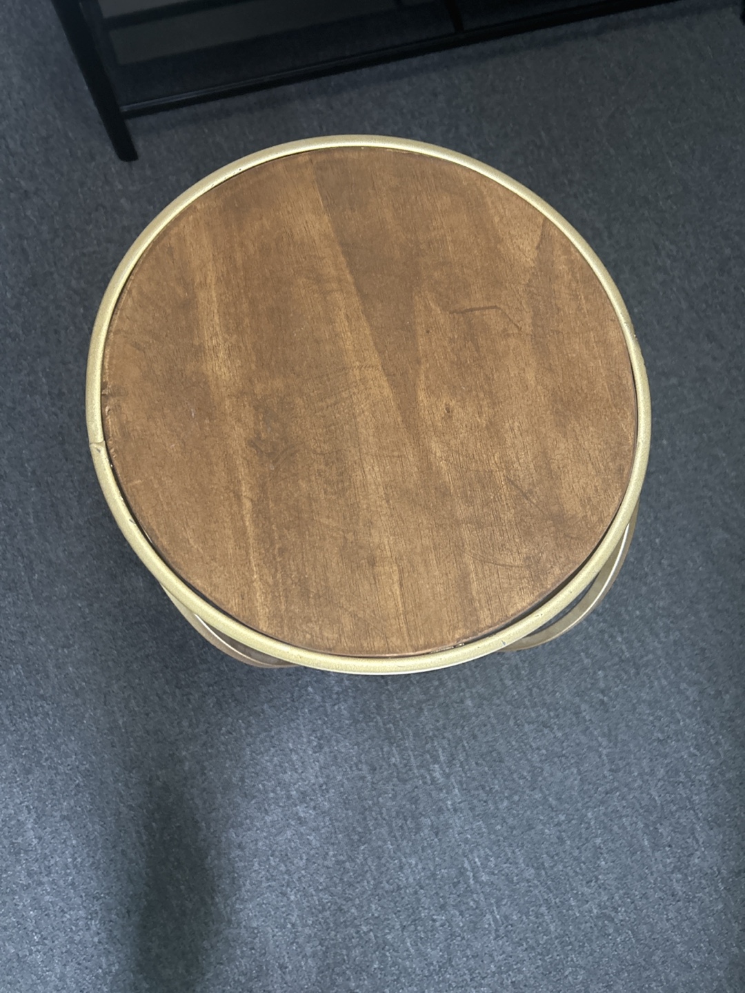 Gold Accent Table - Like New!