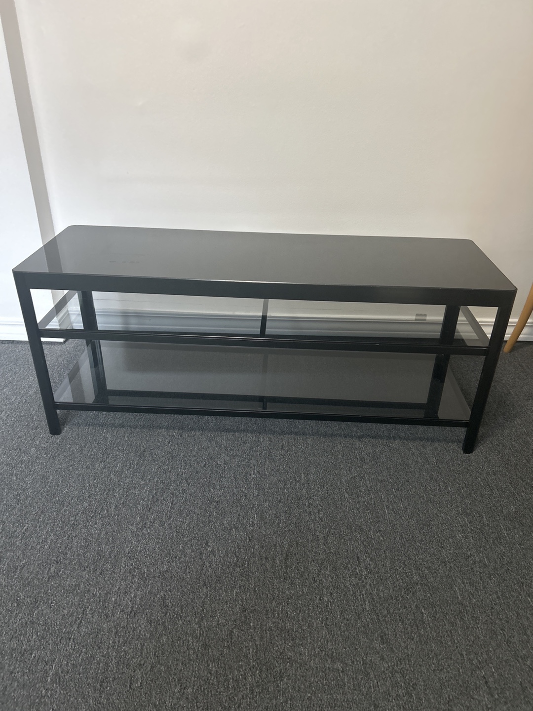 Black TV Stand - 47 inch wide - photo 2