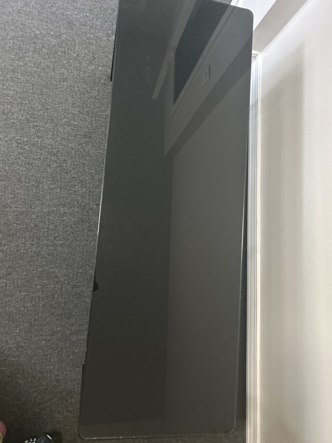 Black TV Stand - 47 inch wide - photo 3