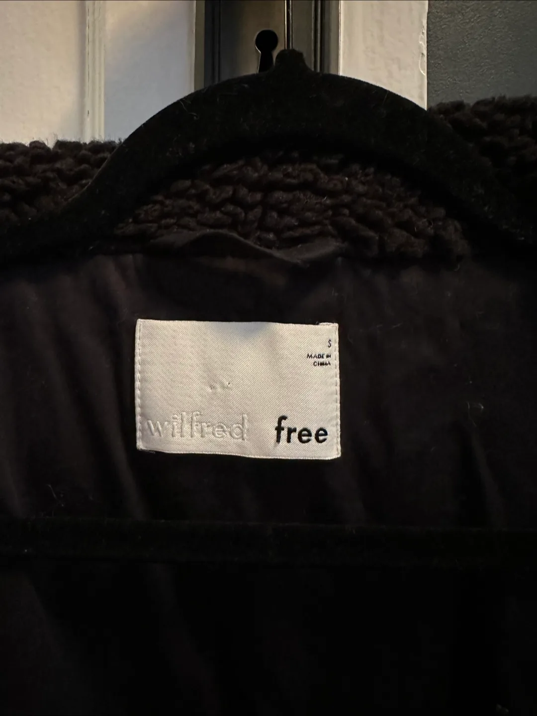 Wilfred Free Teddy Sherpa Jacket- Size S image indicator(4)