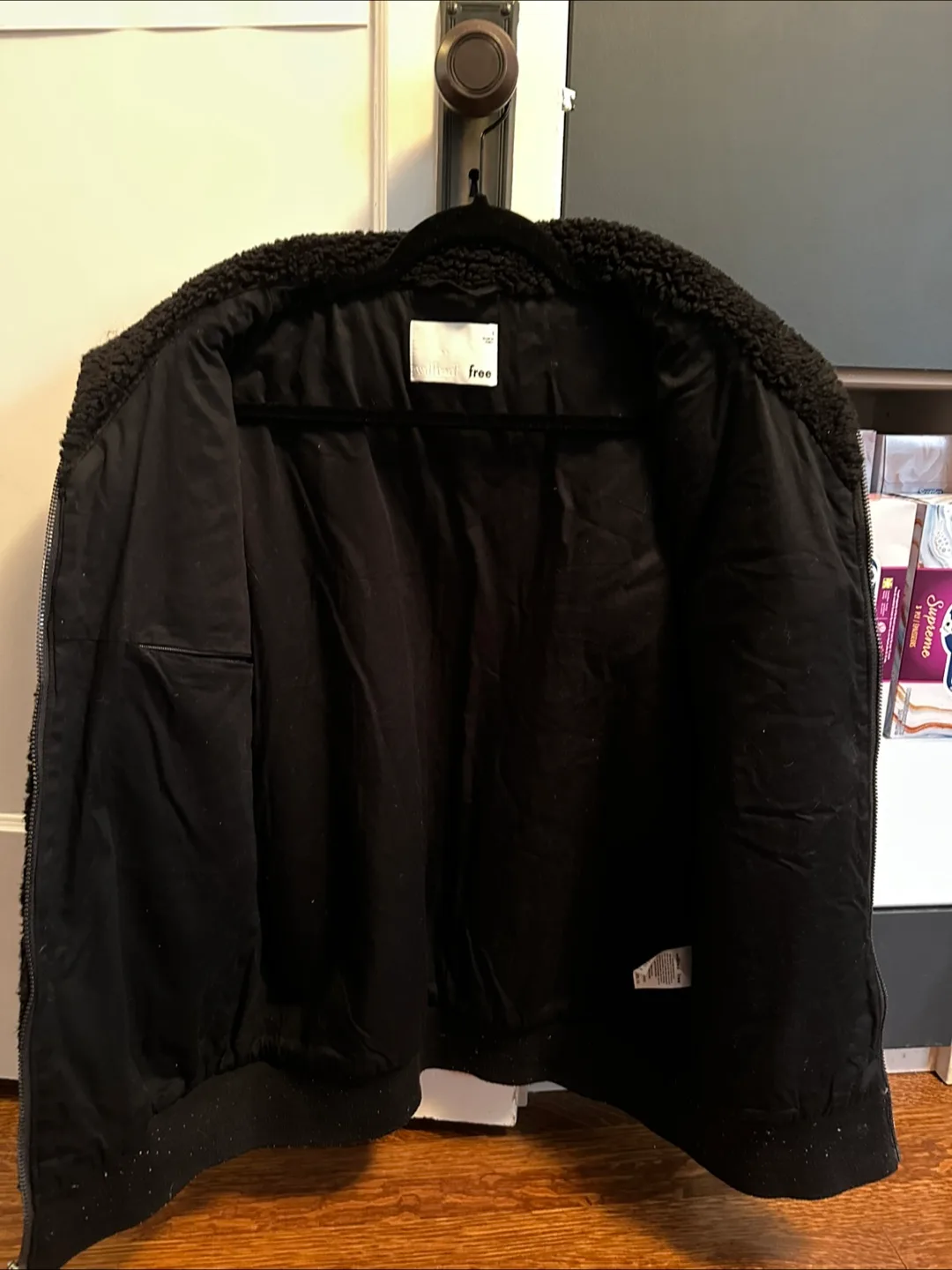 Wilfred Free Teddy Sherpa Jacket- Size S image indicator(3)