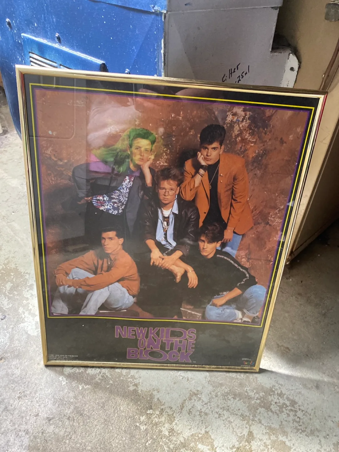 New Kids On The Block Framed Poster thumbnail