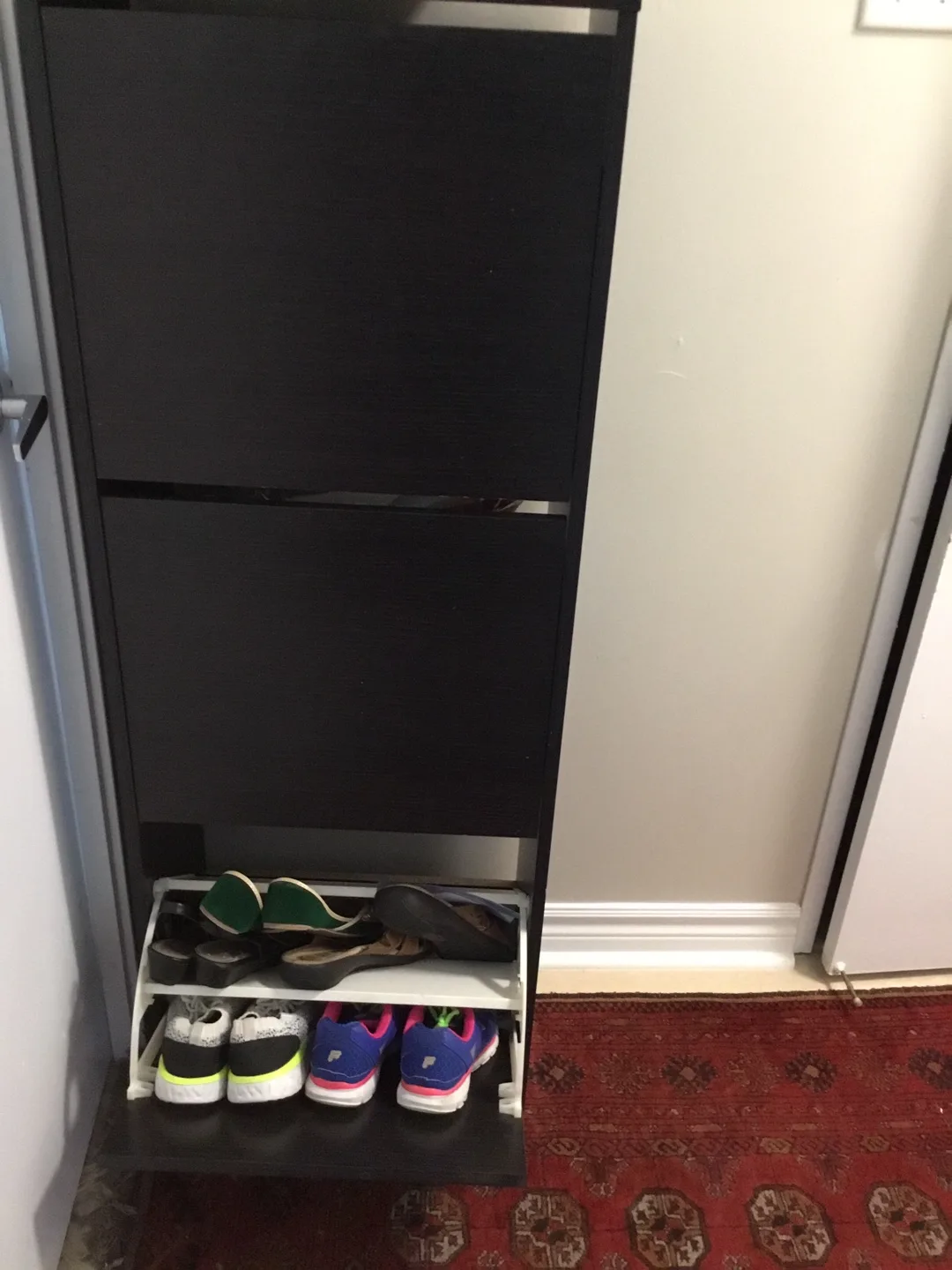 Ikea Shoe Cabinet - Black image indicator(2)