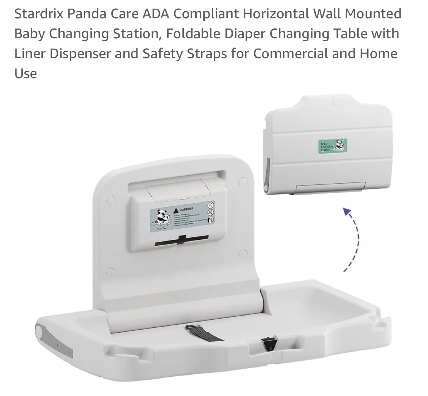 Stardrix Panda Care Baby Changing Station thumbnail
