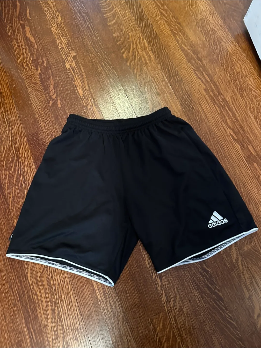 Adidas Black Athletic Shorts - Size S thumbnail