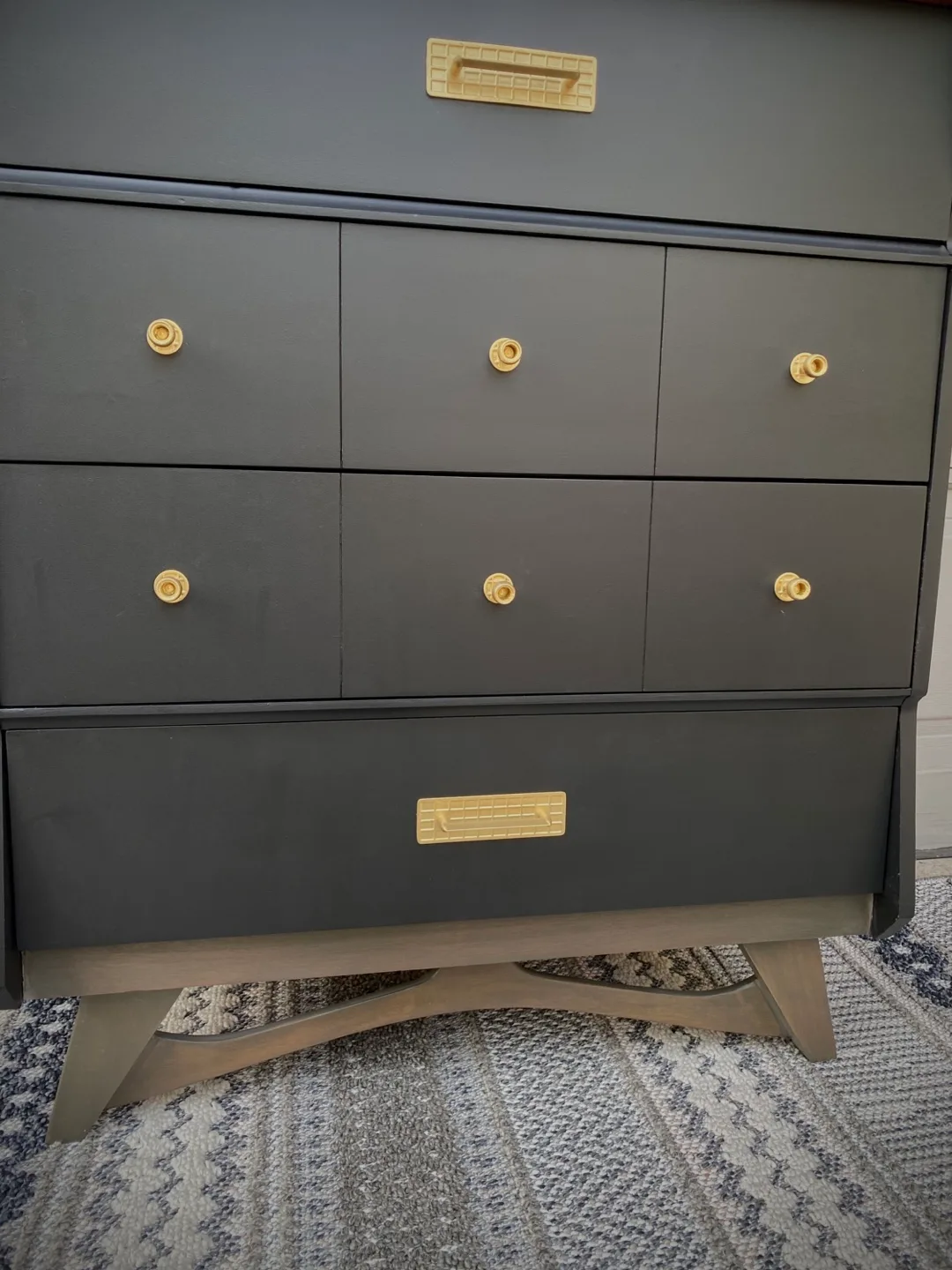 🖤 Mid-Century Modern Viscol Tall Boy Dresser image indicator(6)