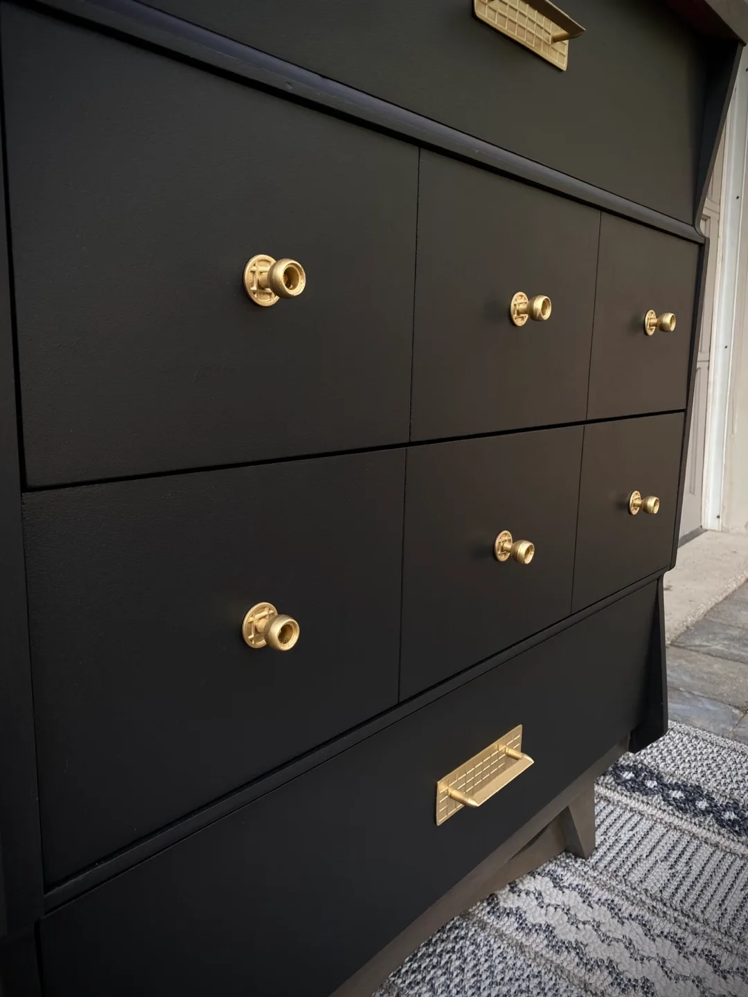 🖤 Mid-Century Modern Viscol Tall Boy Dresser image indicator(3)