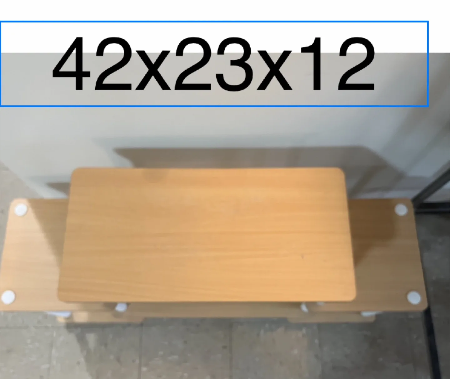 Wooden Shelf 42x23x12 thumbnail