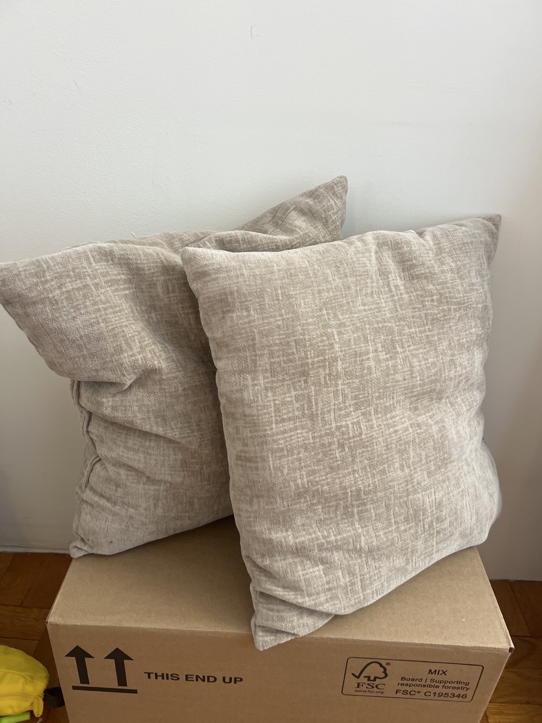 Neutral Throw Pillows - Set of 2 - photo 2