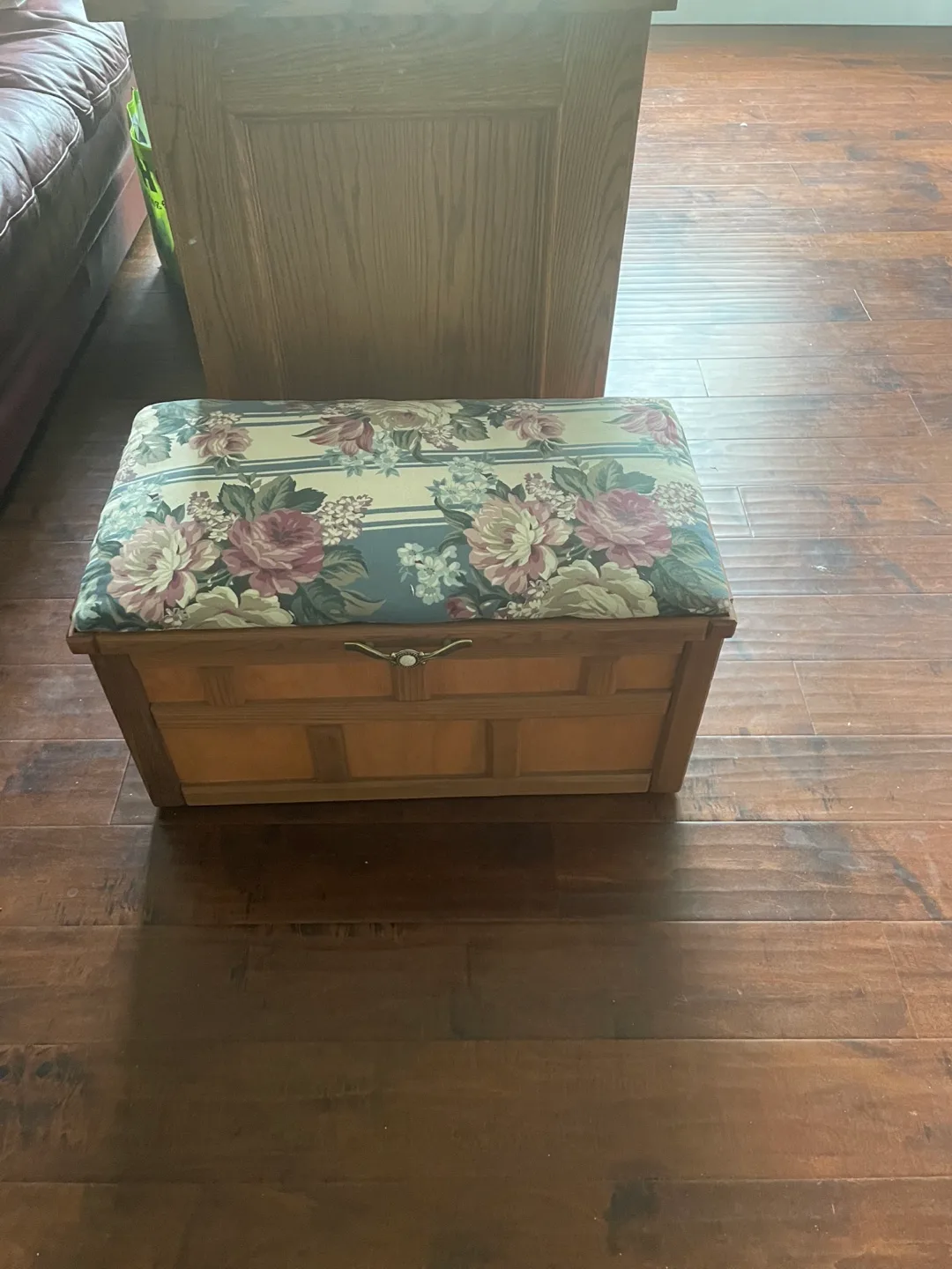 Antique Wooden Storage Chest thumbnail