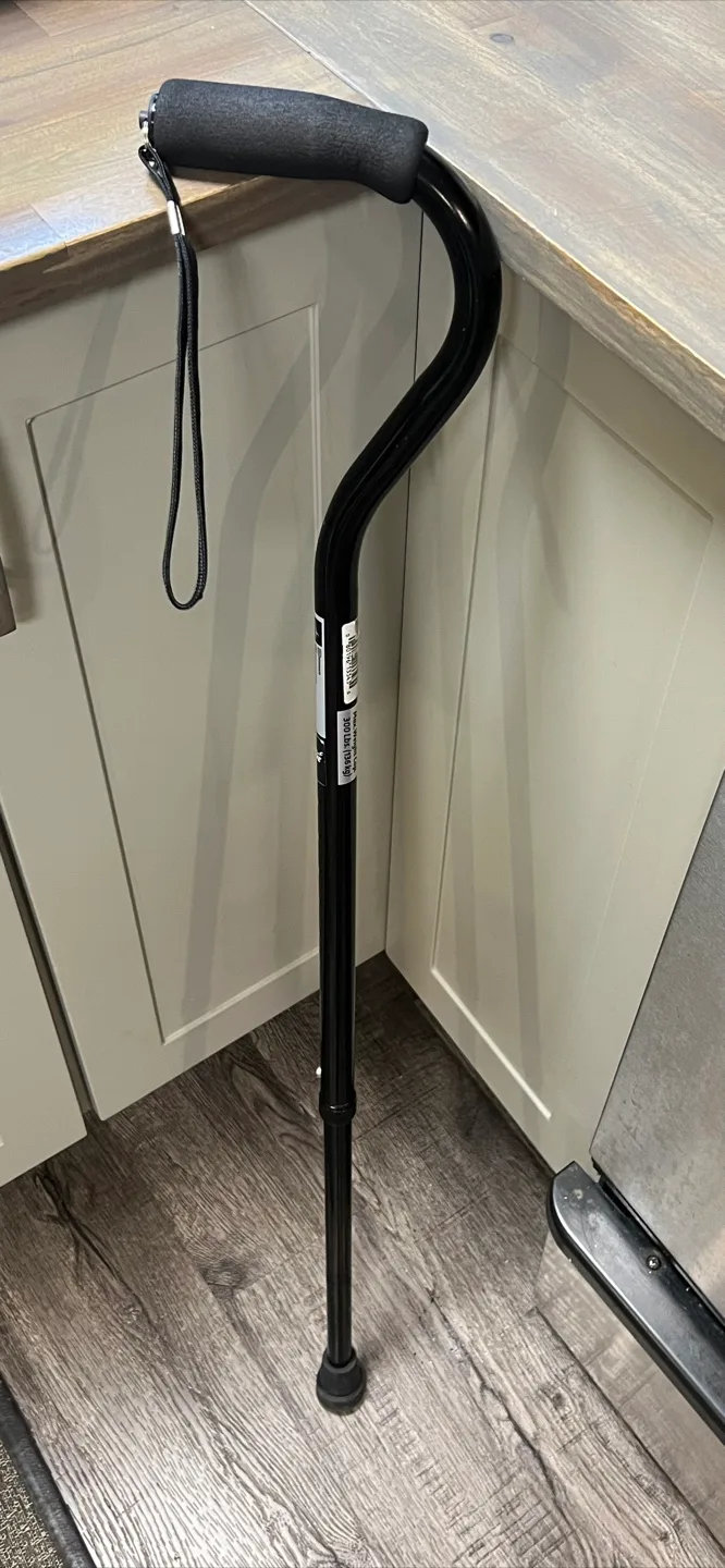 Adjustable Offset Walking Cane - thumbnail