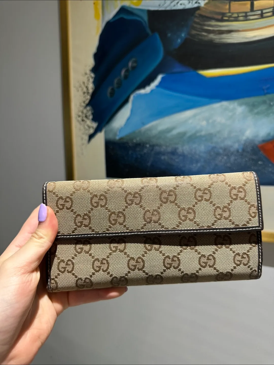 Gucci GG Canvas Continental Wallet image indicator(2)