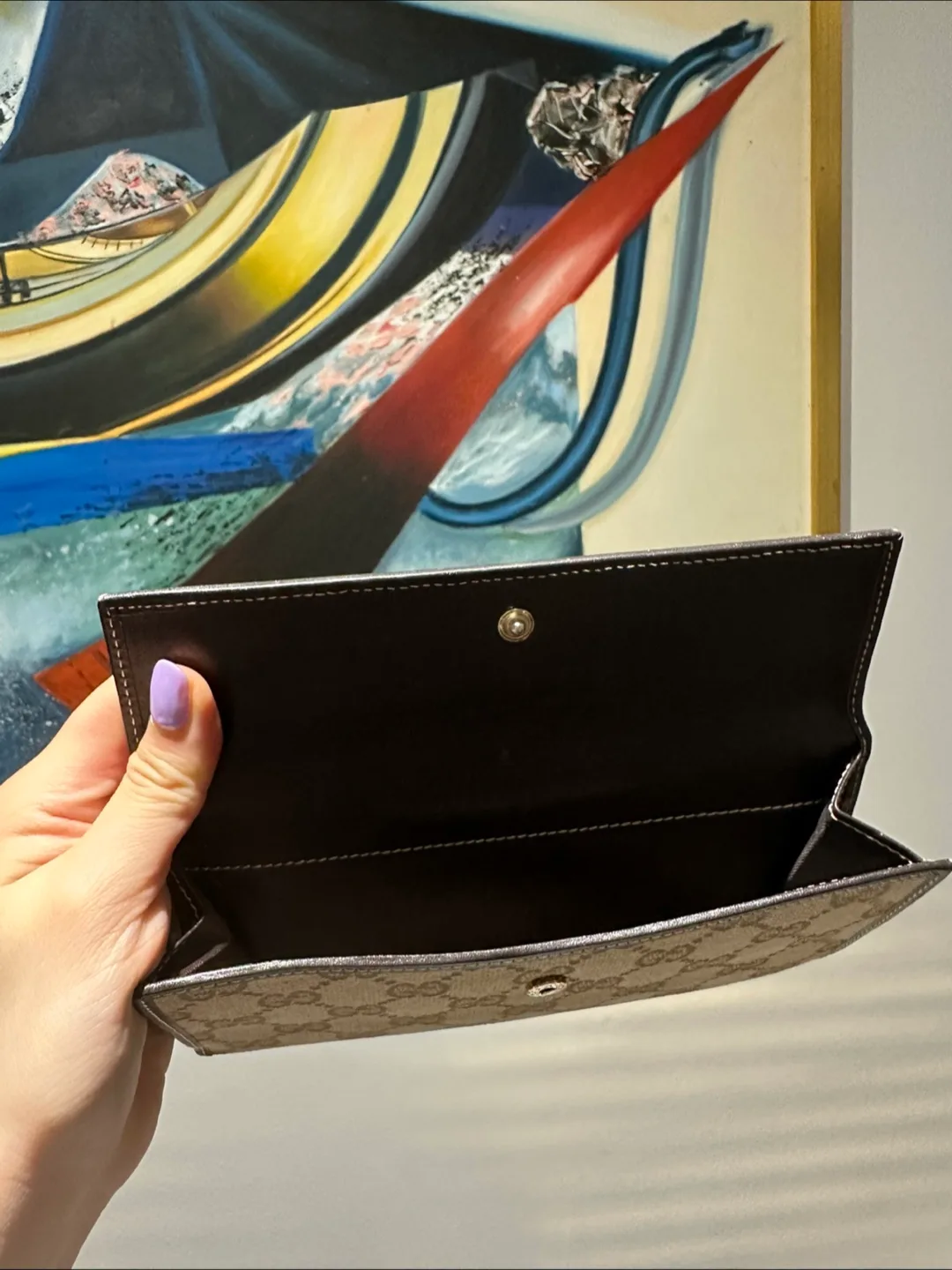 Gucci GG Canvas Continental Wallet image indicator(4)