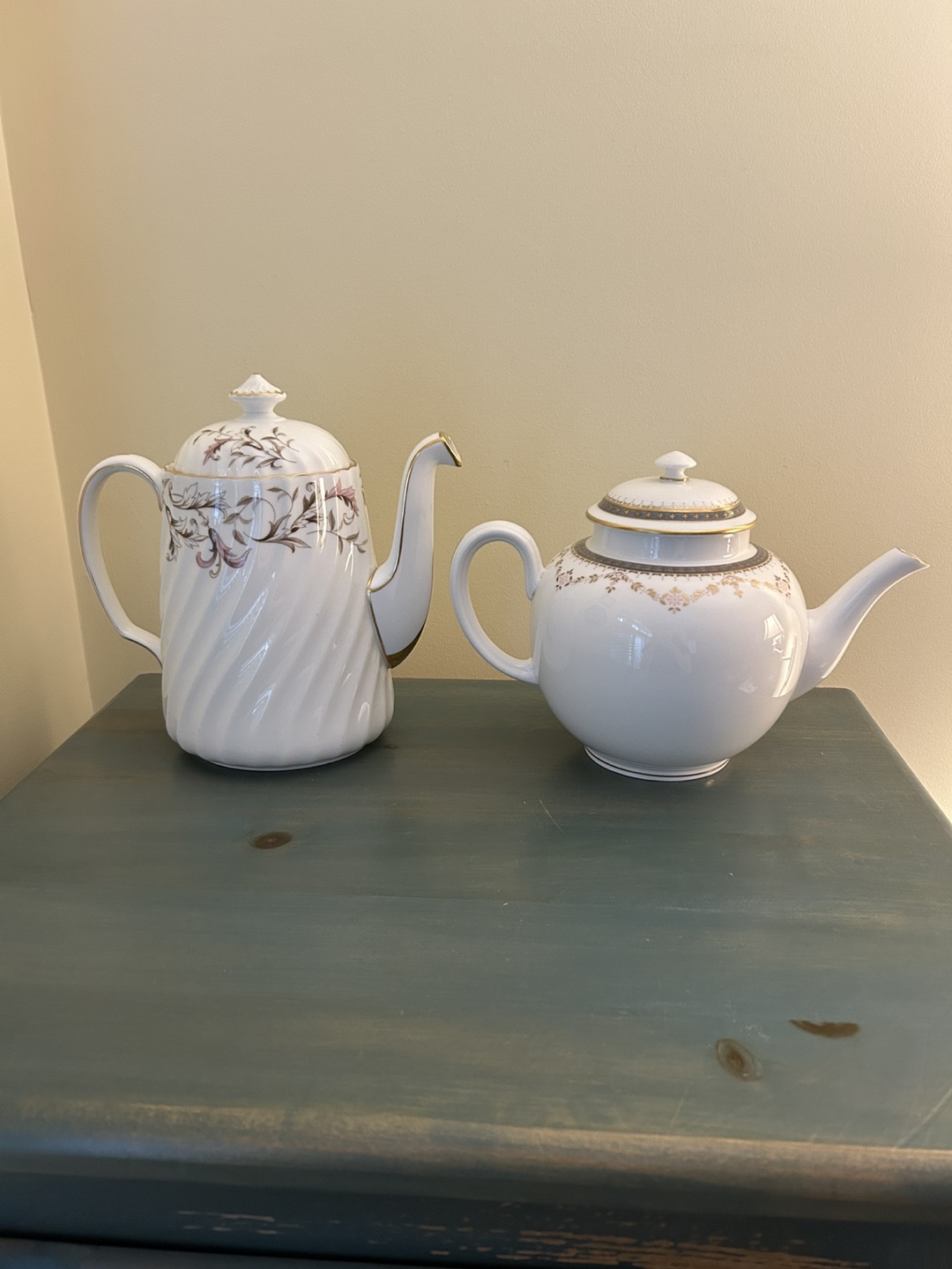 Collection of Unique Vintage Tea Pots & Tea Cups and Saucers