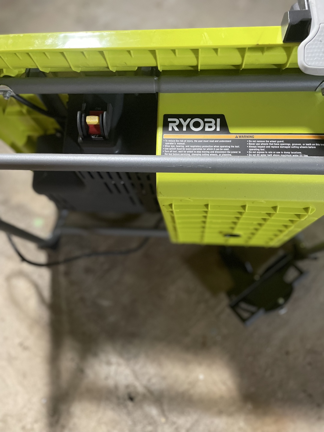 Ryobi Tile Saw - photo 3
