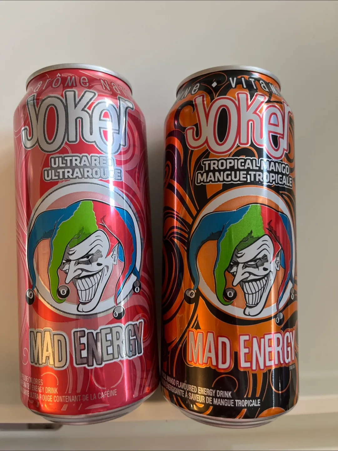 Joker Mad Energy Drink - Ultra Red & Tropical Mango thumbnail