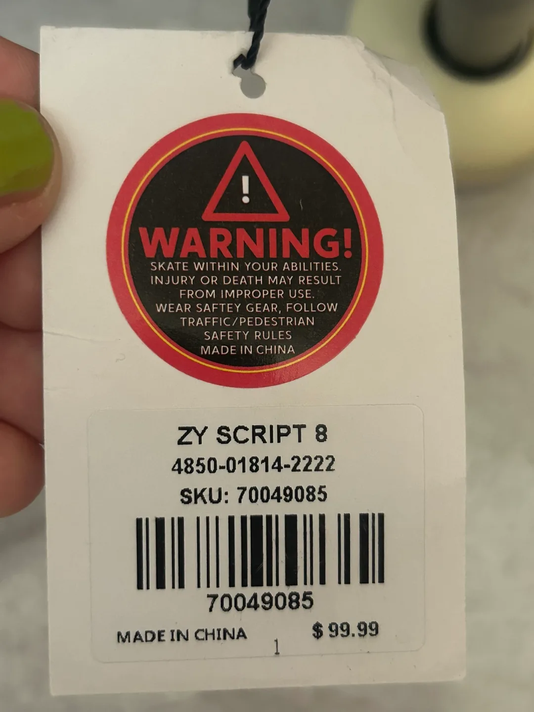 Zoo York ZY Script 8 Skateboard image indicator(5)