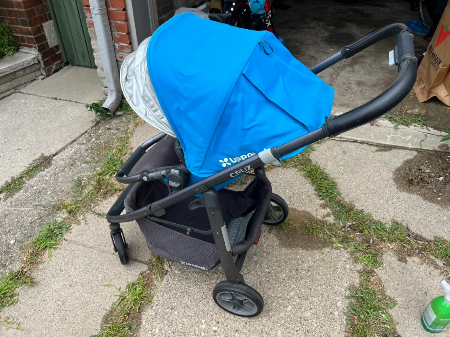 UPPAbaby Cruz Stroller - Blue and Grey thumbnail