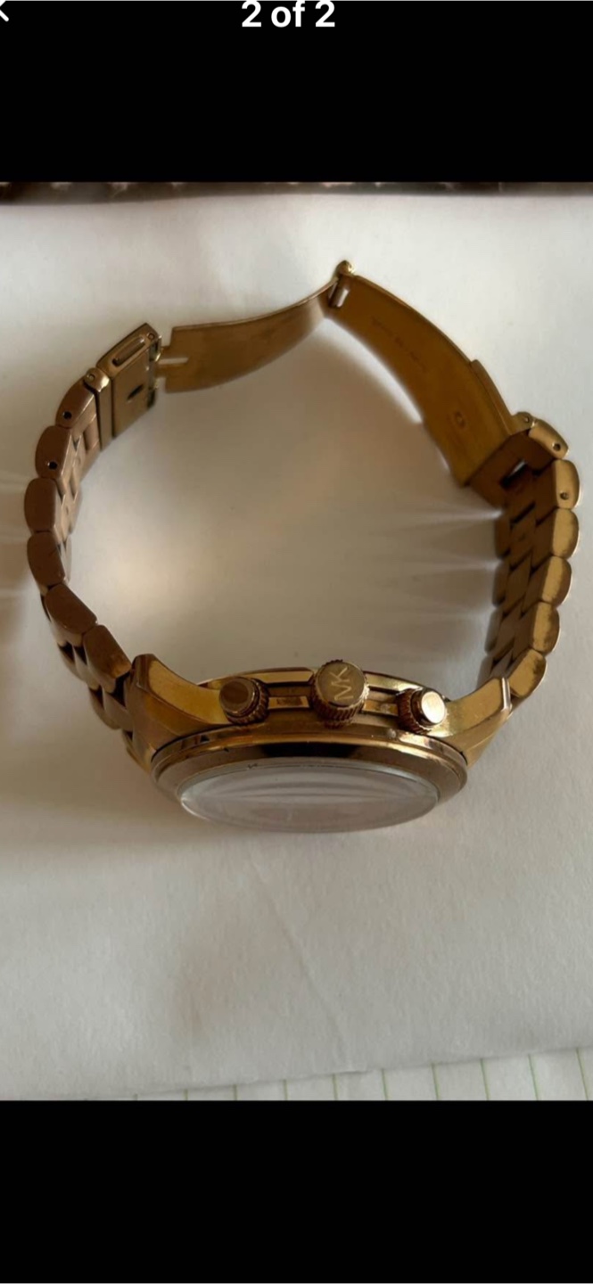 Michael Kors Rose Gold Tone Quartz Chronograph Wristwatch - photo 2