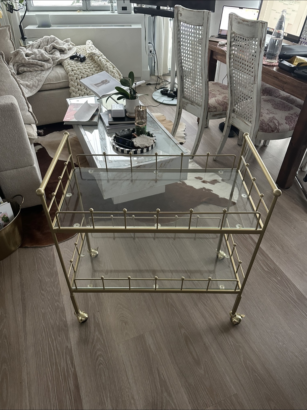 Gold Bar Cart