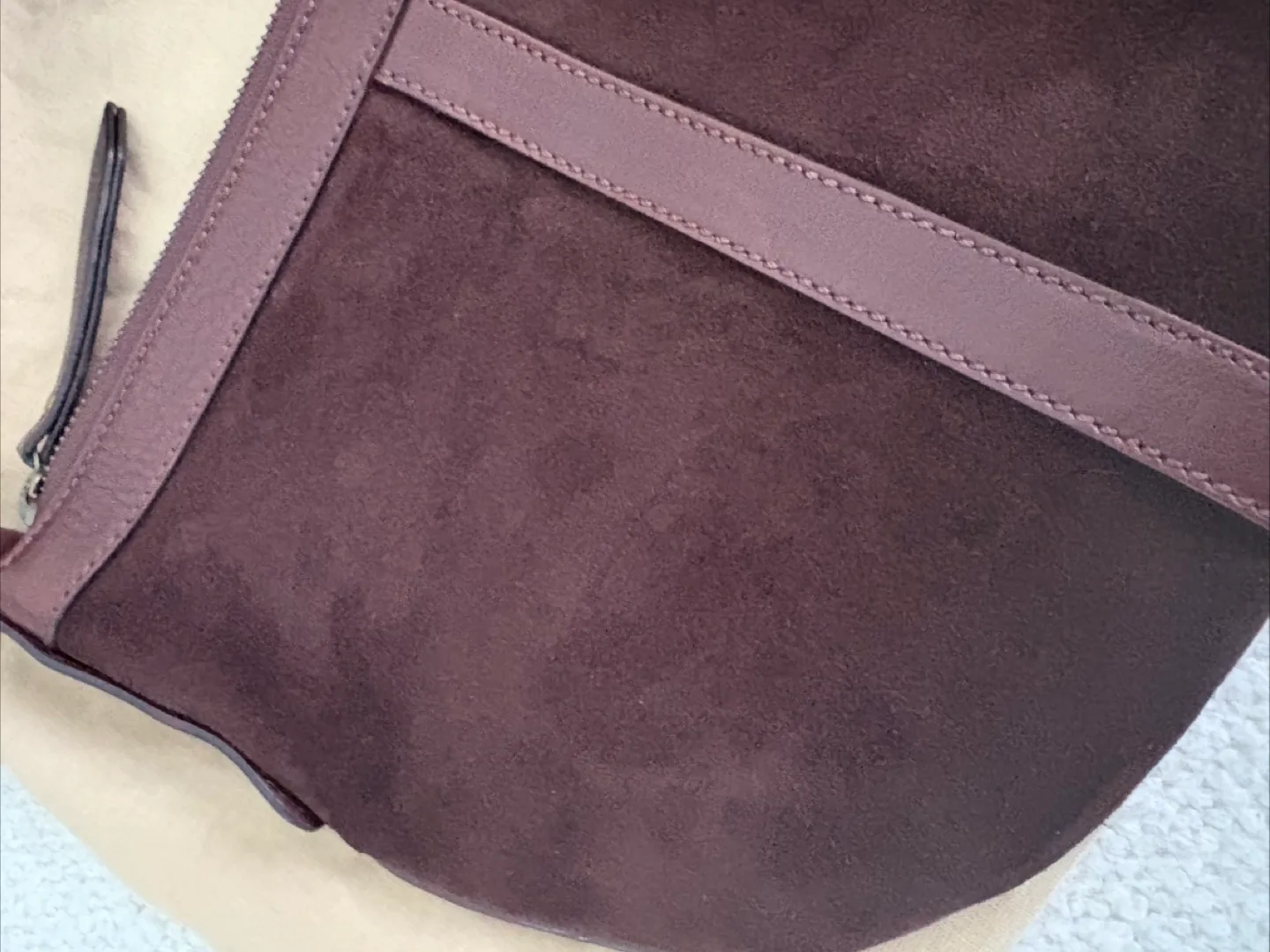 Burberry Brown Leather/Suede Shoulder Bag image indicator(10)