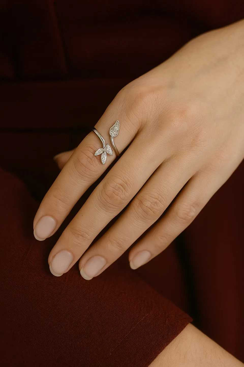 Adjustable Silver Tone Ring thumbnail