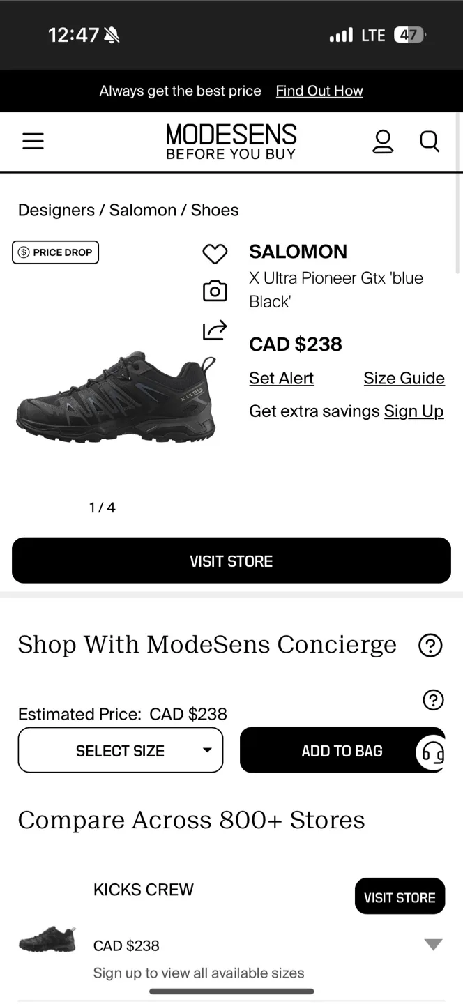 Salomon X Ultra Pioneer Gtx - Size 11.5 US image indicator(4)