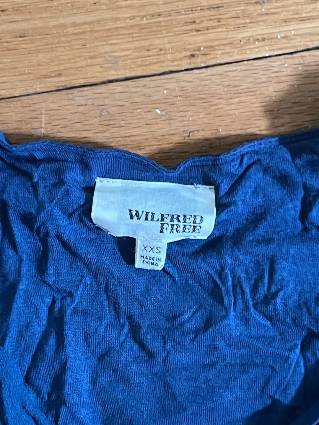 Wilfred Free Deep Turquoise Blue Dress - XXS thumbnail