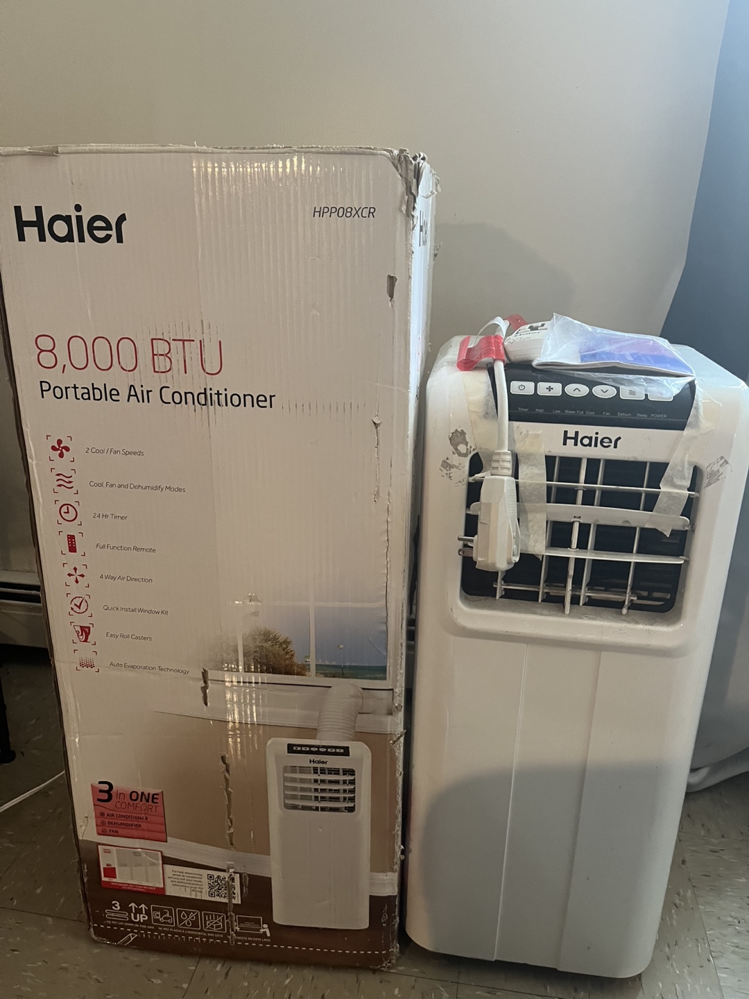 Haier 8,000 BTU Portable Air Conditioner - photo 2