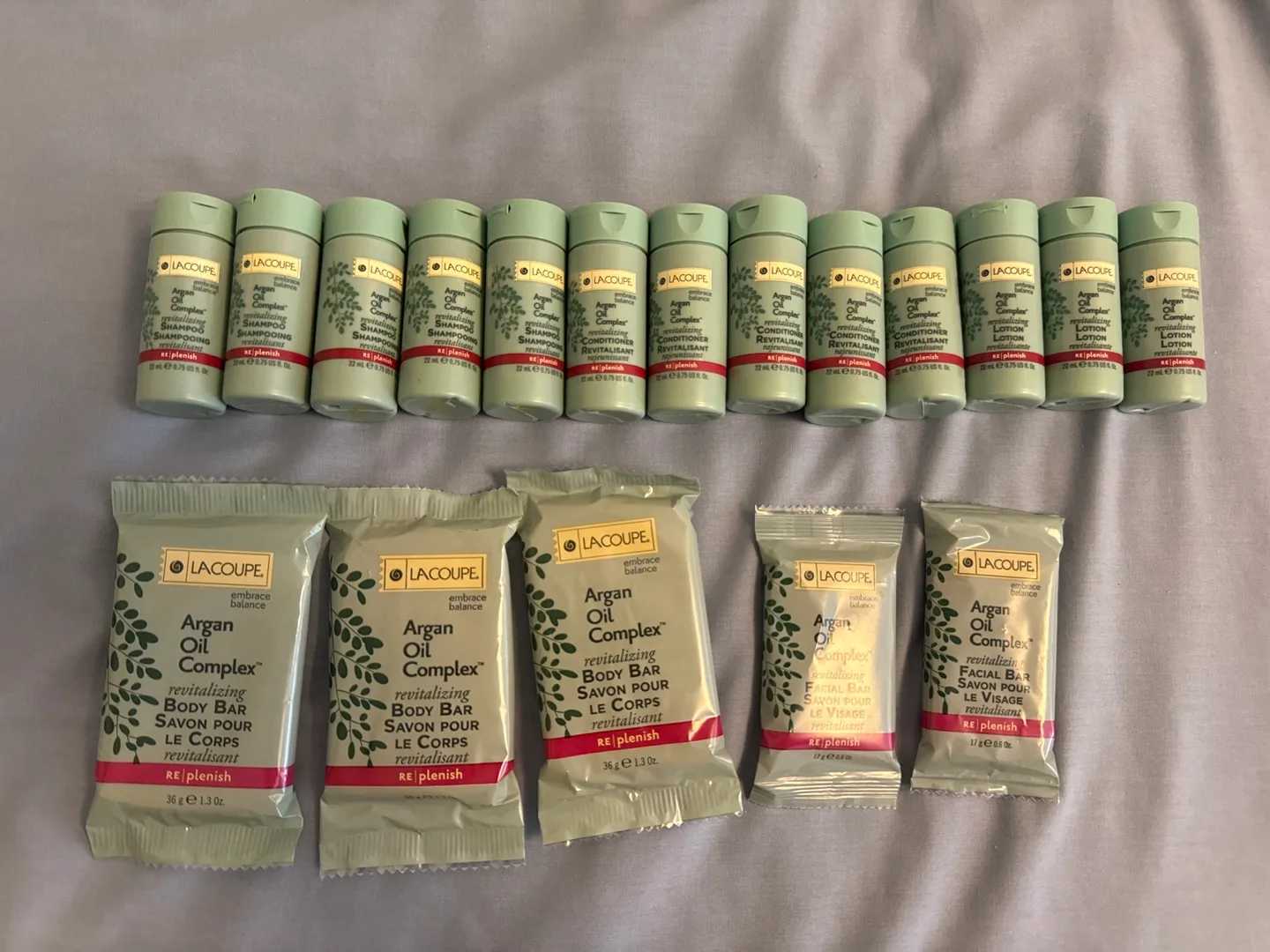 Mini LaCoupe Argan Oil Toiletries Travel Bundle thumbnail